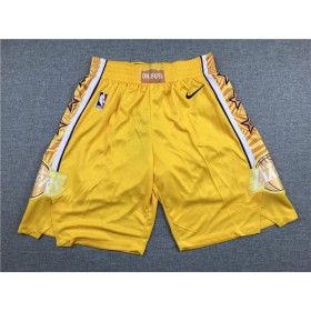 Homme Los Angeles Lakers Shorts Nike City Edition M001 Swingman